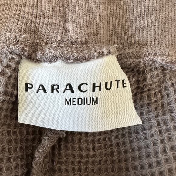 PARACHUTE | Cotton Waffle Knit Lounge Pants Jogger Pants | Size Medium - Picture 4 of 4